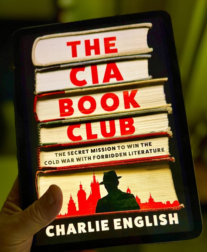 E-book cover of “The CIA Book Club” by Charlie English