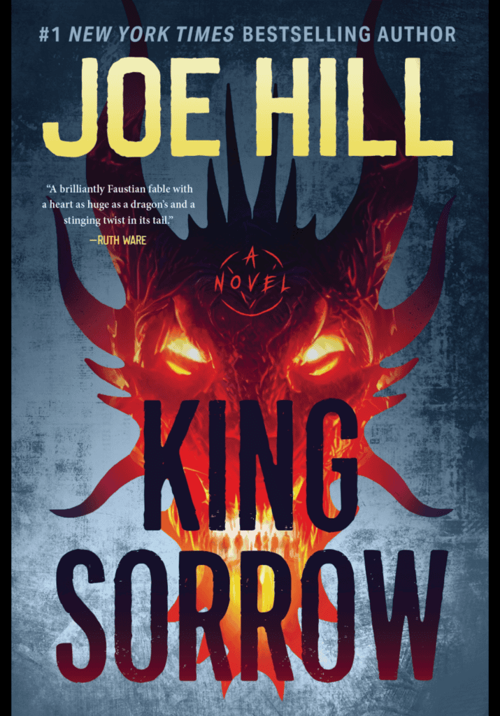 Cover of “KIng Sorrow” by bestselling author Joe Hil.